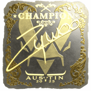 Sticker | ZywOo (Gold, Champion) | Austin 2025