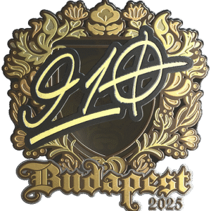 Sticker | 910 (Gold) | Budapest 2025