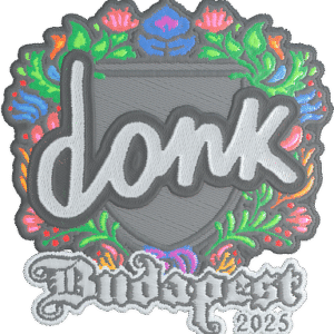 Sticker | donk (Embroidered) | Budapest 2025