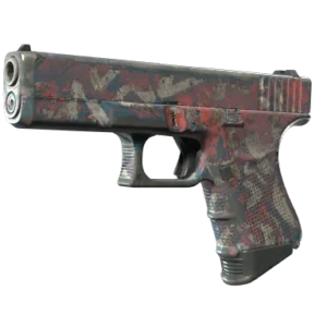 Glock-18 | Teal Graf (Well-Worn)