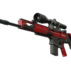 StatTrak™ SCAR-20 | Crimson Web (Minimal Wear)