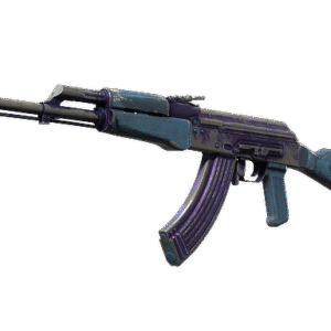 AK-47 | Midnight Laminate (Zniszczony w walce)