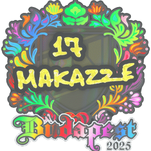 Sticker | makazze (Holo) | Budapest 2025