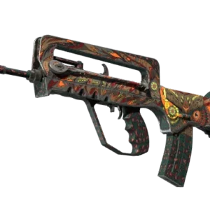 StatTrak™ FAMAS | Eye of Athena (Well-Worn)