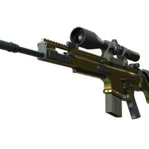 SCAR-20 | Brass (Well-Worn)