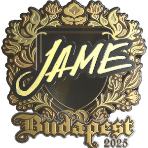 Sticker | Jame (Gold) | Budapest 2025