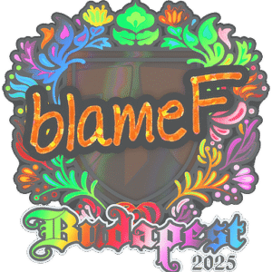 Sticker | blameF (Holo) | Budapest 2025