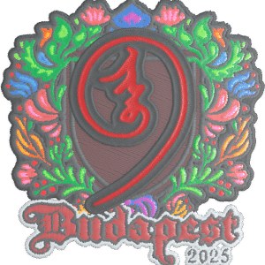 Sticker | nin9 (Embroidered) | Budapest 2025