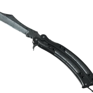 ★ StatTrak™ Butterfly Knife | Damascus Steel (Well-Worn)