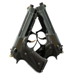 StatTrak™ Dual Berettas | Ventilators (Field-Tested)