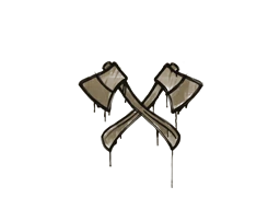 Sealed Graffiti | X-Axes (Dust Brown)