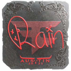 Sticker | rain (Foil) | Austin 2025