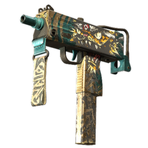StatTrak™ MAC-10 | Cat Fight (Battle-Scarred)