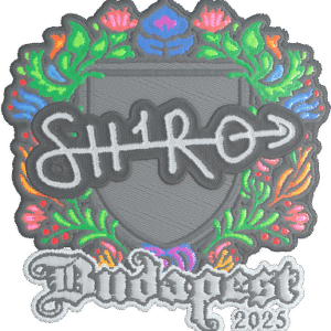 Sticker | sh1ro (Embroidered) | Budapest 2025