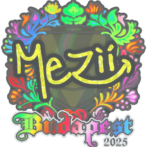 Sticker | mezii (Holo) | Budapest 2025