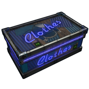 Neon Clothes Storage