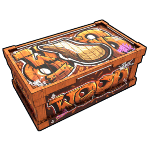 Graffiti Wood Storage