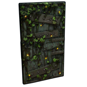 Fireflies Metal Door