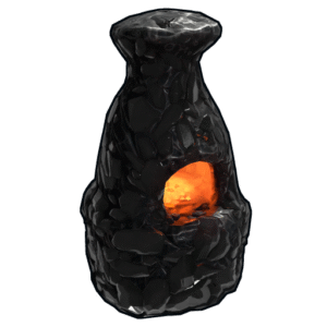 Polished Obsidian Furnace
