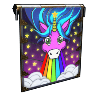 Rainbow Pony Porte de garage