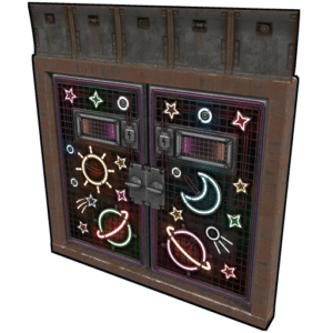 Outer Planets Armored Double Door