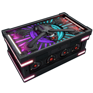 Punkjack Grande scatola di legno