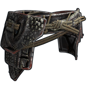 Black Alligator Kilt