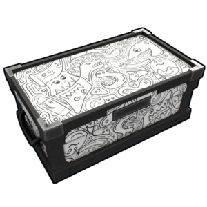 Doodle Large Wooden Box