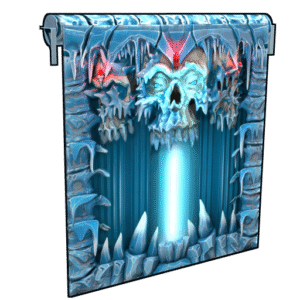 Frozen Crypt Garage Door
