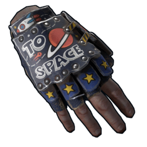 Space Raider Roadsign Gloves