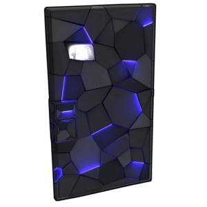 Ultramarine Metal Door
