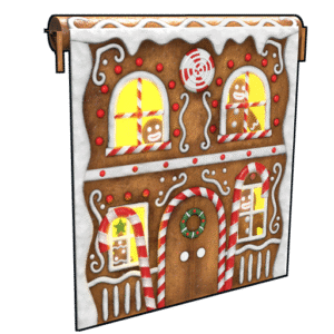 Gingerbread House Garage Door