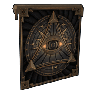 All-Seeing Eye Garage Door