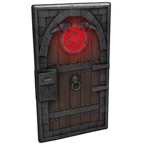 Demonic Raven Door