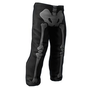 Skeleton Costume Burlap Pants