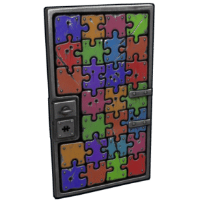 Puzzle Blechdoor