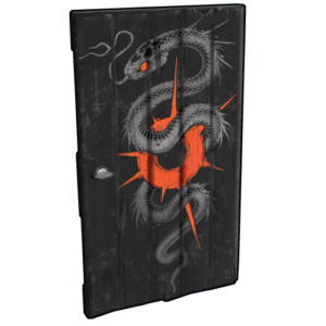 Serpent Lightkeeper Porte en bois