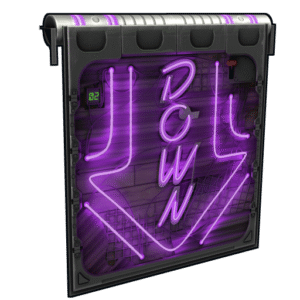 Neon Down Drzwi garażowe