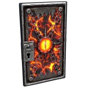 Watcher of Doom Metal Door