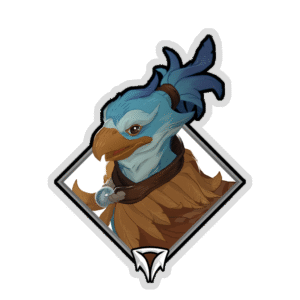 Holo Crownfall Sticker - Kez