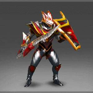 Enchanted Plate of the Crimson Wyvern Set