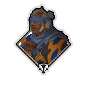 Glitter Crownfall Sticker - Blind Queensguard