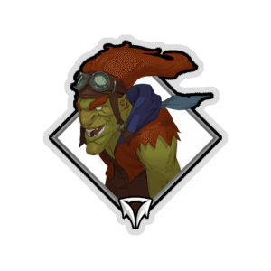 Glitter Crownfall Sticker - Batrider