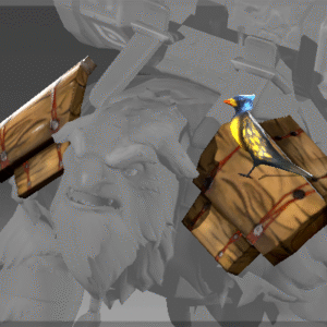 Frozen Shoulders of the Forest Hermit