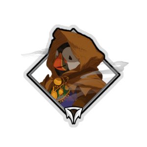 Holo Crownfall Sticker - Clortho the Strange