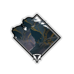 Glitter Crownfall Sticker - The Collectors