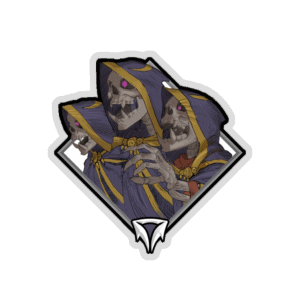 Holo Crownfall Sticker - Skeletons