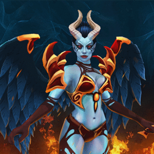 Inscribed Dark Angel