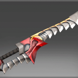 Inscribed Crimson Wyvern Sword