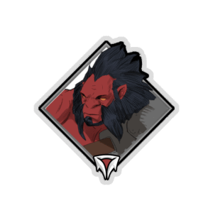 Holo Crownfall Sticker - Axe